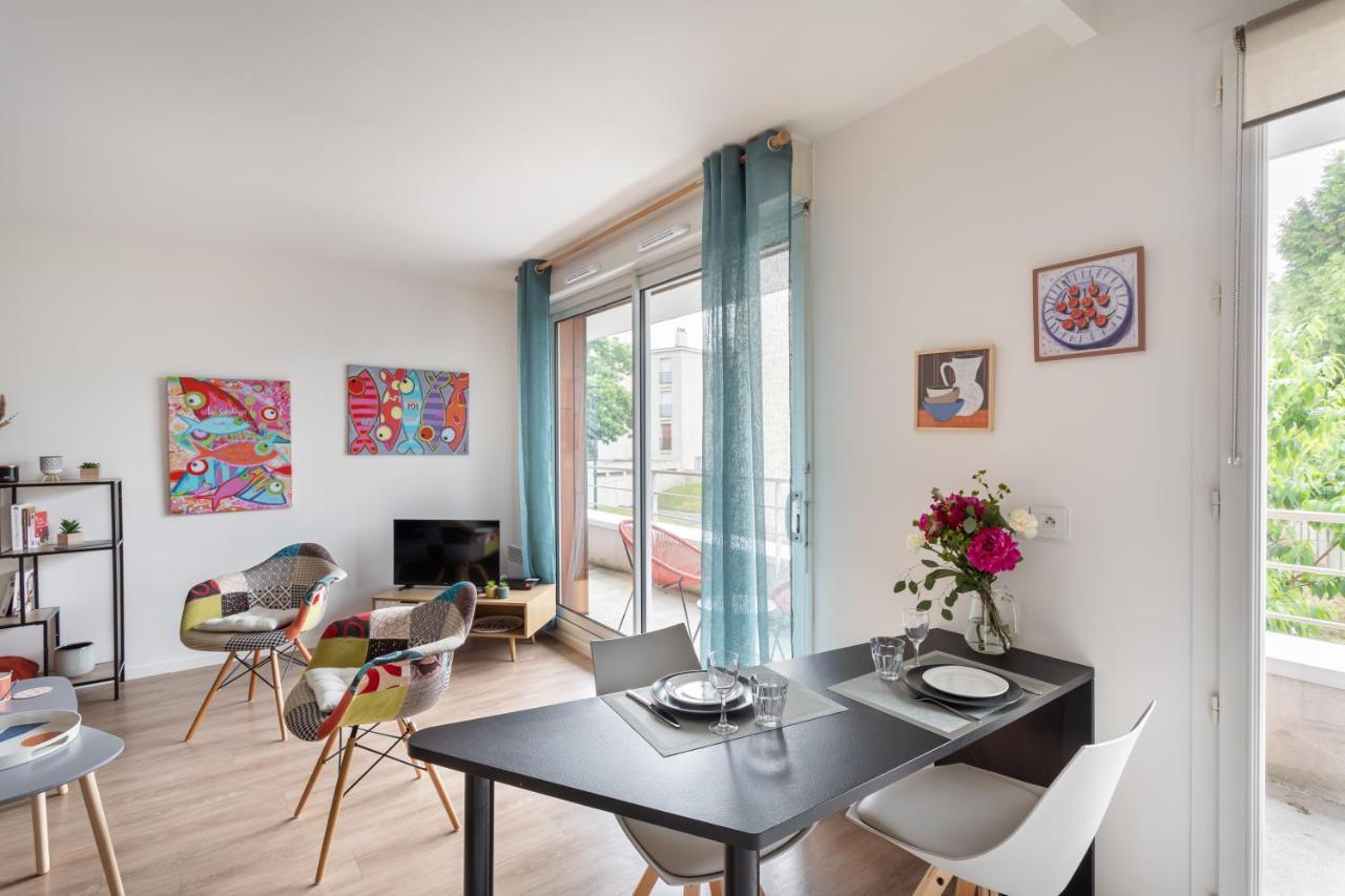 Apartamento Bahibe - Balcon Et Parking Au Calme Proche Gare Rennes Exterior foto